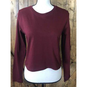 Wild Fable Size M Crop-Top Long Sleeve Pullover